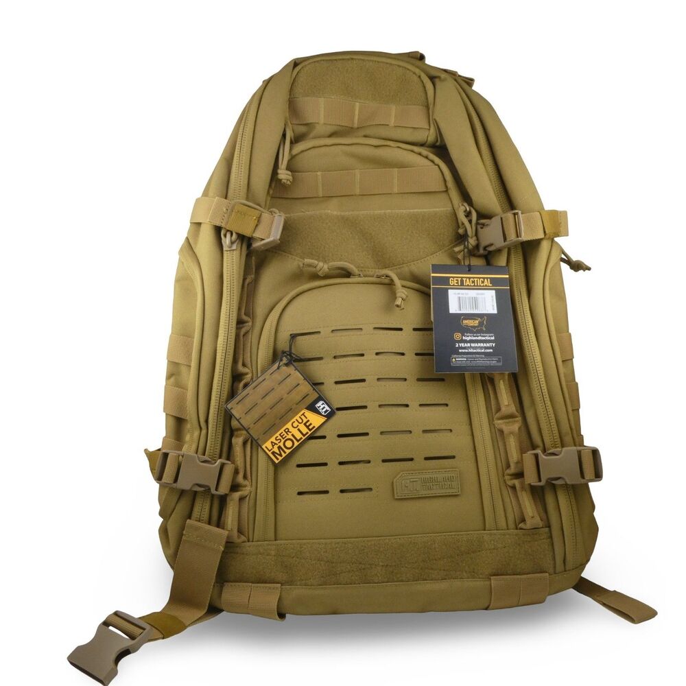 Highland Tactical Foxtrot Extra Large Backpack – Desert. NEW